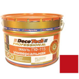 Эмаль DecoTech Professional ПФ-115 Ral 3020 ярко-красная глянцевая 10 кг