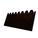 Изображение товара Профнастил С10 Grand Line Optima Satin 0,5 мм фигурный RR 32 темно-коричневый