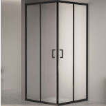 Душевой уголок RGW Passage PA-030B 350803000-24 матовое стекло 1000x1000x1950 мм черный