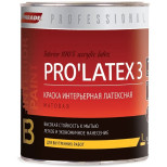 Краска латексная Parade Professional E3 Pro Latex3 интерьерная матовая основа С 0,9 л