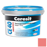 Затирка цементная для швов Ceresit CE 40 Aquastatic №34 Розовая 2 кг
