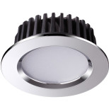 Светильник встраиваемый светодиодный Novotech Drum 357908 NT19 158 хром 10W 100-265V