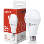 Лампа светодиодная In-Home Vision Care LED-A65-VC 4690612024080 25 Вт 4000К E27
