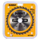 Диск пильный DeWalt Construct DT1942 184х30 мм 30 зубьев