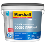 Краска для стен и потолков Marshall Export-7 база BW матовая 4,5 л