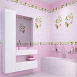 Стеновая панель ПВХ Кронапласт Unique Яблоневый цвет розовая