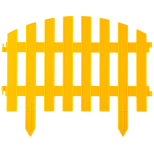 Изображение товара Декоративный забор Grinda Ар Деко 422203-Y желтый для сада и ограждений