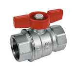 Кран шаровой Giacomini R851X024 латунный полнопроходной ВР Ду 20 Ру35 ручка бабочка