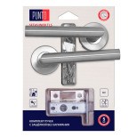 Ручка дверная Punto LM/A SET45R.TLS54.INOX/HD 45651 с защелкой нержавеющая сталь 