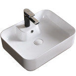 Раковина накладная Ceruttispa CR0097 белая 510х410х155 мм