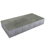 Тротуарная плитка Выбор Искусственный камень Прямоугольник Б.5.П.8 Шунгит 600х300х80 мм