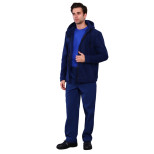 Куртка мужская Факел 87487298.001 темно-синяя с капюшоном 44-46/170-176