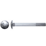Болт мебельный Креп-Комп бм890ф оцинкованный DIN603 8х90 мм 60 штук
