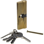 Цилиндровый механизм Зубр Мастер 52101-80-1 ключ-ключ 5-PIN 80 мм латунь