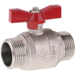 Кран шаровой Зубр Мастер 51355-N-1 полнопроходной латунный