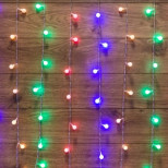 Гирлянда светодиодная Neon-Night 235-049 Светодиодный дождь 1,5х1,5 м свечение с динамикой LED мультиколор