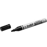 Маркер-краска круглый Зубр Профессионал МК-750 06325-2 черный 2-4 мм 