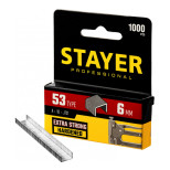 Скобы для степлера Stayer Standard 31610-06 6 мм тип 140 1000 шт
