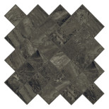Мозаика из керамогранита Coliseumgres Флоренция чёрный 270х270 мм