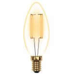 Лампа светодиодная Uniel Vintage ED-C35-5W/Golden/E14 GLV21GO