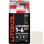 Затирка цементная для швов Litokol Litochrom 1-6 Evo LE.205 Жасмин 5 кг