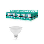 Лампа светодиодная LED5-MR16/845/GU5.3 5Вт 4500К бел. GU5.3 385лм 12В Camelion 12026