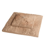 Плита накрывочная из искусственного камня Kamrock 86060 четырехскатная песочная