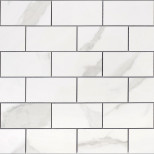 Мозаика керамическая Caramelle Mosaic Marble Porcelain Calacatta Pol 298х298 мм