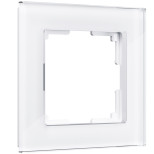Рамка одноместная Werkel Favorit W0011101 стекло белая