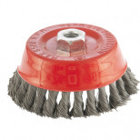 Щетка для УШМ Matrix 125 мм М14  чашка  витая проволока 74627
