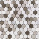 Мозаика из камня Leedo Ceramica Pietrine Hexagonal Pietra Mix 3 Mat 00-00002772 285х305 мм