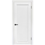 Дверь межкомнатная Komfort Doors Классик-1 глухая Эмалит белый 1900х550 мм в комплекте коробка 2,5 шт и наличник 5 шт