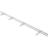 Снегозадержатель трубчатый круглый Borge Русский рубеж D25 мм для фальцевой кровли цинк 3000 мм 4 опоры