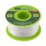 Припой с канифолью Сибртех ПОС61 913377 D 1,5 мм 100 г