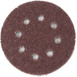 Круг абразивный перфорированный Remocolor 45-9-267 на ворсовой основе под липучку 125 мм P24 5 штук