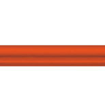 Бордюр керамический Kerama Marazzi BLD040 Багет Клемансо оранжевый глянцевый 150х30 мм