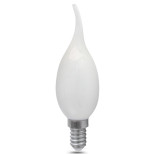 Лампа светодиодная Gauss Filament Свеча на ветру 9W 590lm 3000К Е14 milky LED 104201109