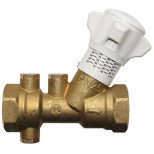 Клапан балансировочный ручной Giacomini R206B R206BY014 ВР без ниппелей Ду 20 мм Ру25