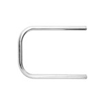 Полотенцесушитель водяной нерж сталь П-образный Ду 20 (3/4") НР 500х400мм боковое подключение б/к Элит-Металл ВЭК-11-08