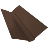 Ендова верхняя фигурная Grand Line Satin Matt Ral 8017 150х150 мм резка