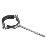 Хомут трубный Зубр Мастер 37866-75-80_z01 с дюбелем и шпилькой 1 1/2 дюйма