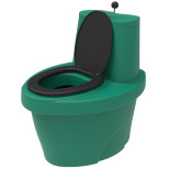 Туалет торфяной Экопром Rostok зеленый