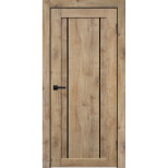 Дверь межкомнатная Komfort Doors Сигма 30 со стеклом дуб болтон 1900х550 мм в комплекте коробка 2,5 шт и наличник 5 шт