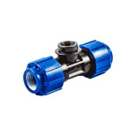 Тройник компрессионный ПЭ ВР Дн 40х1 1/4"х40 напорный ТПК-АКВА 52411440