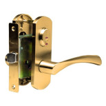Ручка дверная Archie T111-X11I-V2 с замком матовое золото