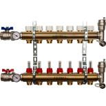 Коллектор распределительный Stout SMB 0473 000007 на 7 контуров с расходомерами