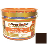 Эмаль DecoTech Professional ПФ-115 Ral 8017 шоколадно-коричневая 2,8 кг