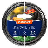 Леска для триммера Patriot Sawline 3 мм 15 м 805403311