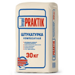 Штукатурка композитная Bergauf Praktik 30 кг