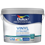 Краска для стен и потолков Dulux Vinyl Extra Matt водно-дисперсионная матовая база BW 9 л